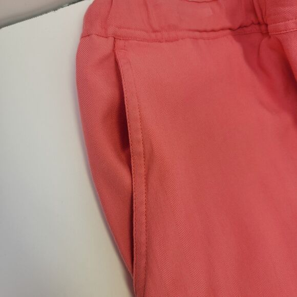 Caribbean Joe Womens Coral Silk/Rayon Capri Resort Beach Lounge Pants Size XL - Picture 7 of 11